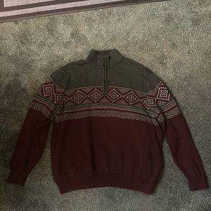 Men’s G.H. Bass & Co. 1/4 zip sweater size-2XL